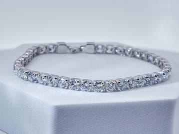 Zonder minimumprijs - Armband - 14 karaat Witgoud - 10.25ct., Nieuw