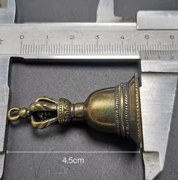 Messing Handbel in Tibetaanse Stijl – Decoratieve Bronzen Be, Verzenden, Nieuw