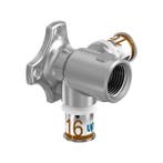 Uponor S-Press Plus muurplaat 1/2 binnendraad 2 x 16mm 90 g, Doe-het-zelf en Verbouw, Verwarming en Radiatoren, Verzenden, Nieuw