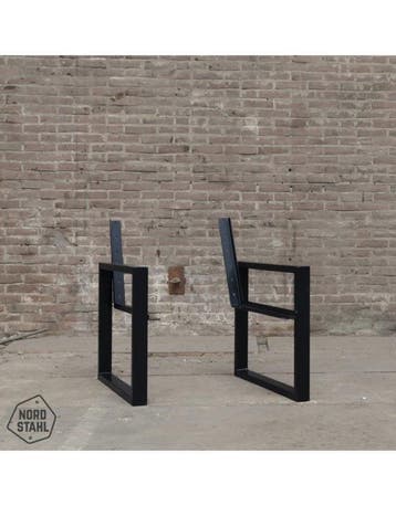 Stalen bankpoten - Loungeset frame - Nordstahl, Verzenden, Nieuw