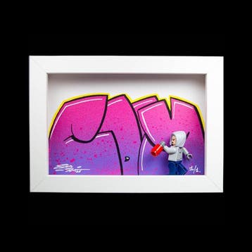 Eddy Plu - LEGO Graffiti Box Edition #30 Eddy - Edition 1/1!