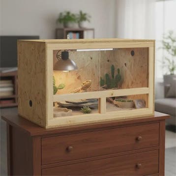 OSB Terrarium 80x50x50 cm voor Reptielen & Knaagdieren - Inc, Dieren en Toebehoren