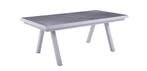 Tuintafel Lessina Uitschuifbaar 200-260 x 100 cm - Beige, Tuin en Terras, Tuintafels, Ophalen of Verzenden, Nieuw