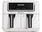 TurboTronic AF118 - Dubbele Airfryer XXL - 7,6 Liter - 12, Witgoed en Apparatuur, Verzenden, Nieuw