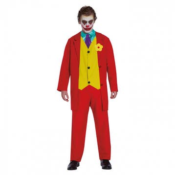 The Joker kostuum rood, Verzenden, Nieuw, Feestartikel