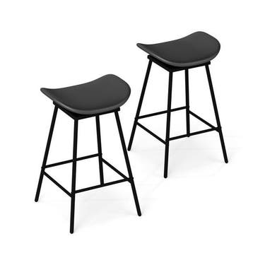 2dekans | Coast Draaibare Barkrukken – Set van 2 – 43 x 45 x, Ophalen of Verzenden, Zo goed als nieuw