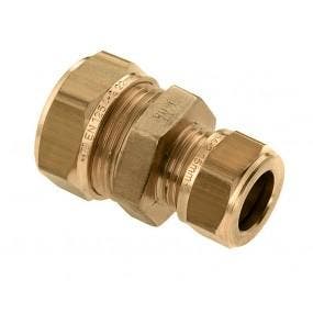 BONFIX Knel messing rechte verloopkoppeling 12 x 8 mm, Ophalen of Verzenden, Nieuw