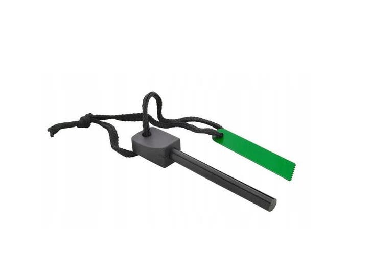 Mini vuurstarter - Magnesium stick - 4cm - Zwart, Caravans en Kamperen, Kampeergereedschap, Nieuw, Ophalen of Verzenden