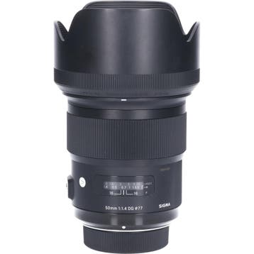 Tweedehands Sigma 50mm f/1.4 DG HSM Art Nikon CM2190, Ophalen of Verzenden, Gebruikt, Standaardlens