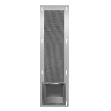 Inbouw reserve toiletrolhouder gun metal zonder klep, Verzenden, Nieuw