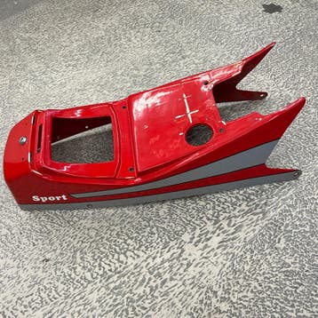 Ducati 750 sport Rear Fairing Red - silver - 48310032AB, Ophalen of Verzenden, Gebruikt