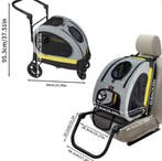 Opvouwbare Honden- en Kattenwagen – 2-in-1 Buggy en Reiskrat, Verzenden, Nieuw