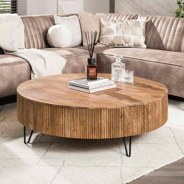 *WOONWINKEL* Salontafel Hout, Huis en Inrichting, Tafels | Salontafels, Verzenden, Nieuw