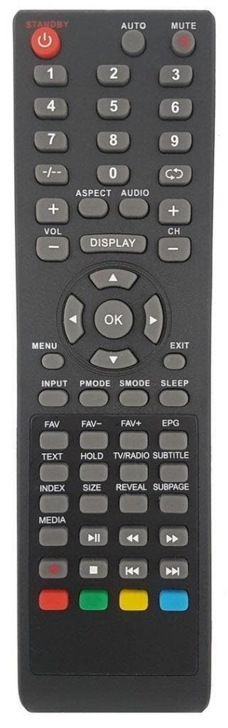 Afstandsbediening DUAL DL-TDL24F1-002 dl-tql55uhd-002, Audio, Tv en Foto, Afstandsbedieningen, Ophalen of Verzenden, Nieuw, Origineel