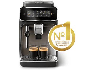 Philips -  Series 3300 Volautomatische Espressomachine Zwart, Verzenden, Nieuw, Espresso apparaat