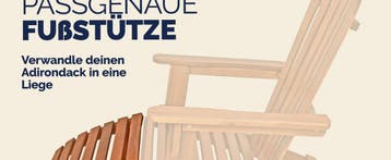 Voetsteun Acaciahout voor Adirondack Tuinstoel (Stoelen), Tuin en Terras, Tuinstoelen, Verzenden, Nieuw