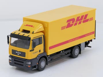 Emek EM89069 MAN TGS M Kofferauslieferungsf. DHL/Deutsche..., Ophalen of Verzenden, Zo goed als nieuw