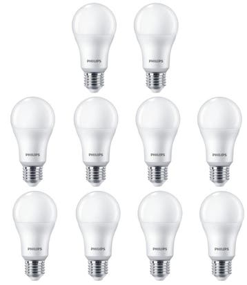 10 stuks Philips LED lamp E27 13W 1521lm 6500K Daglicht M..., Ophalen of Verzenden, Nieuw