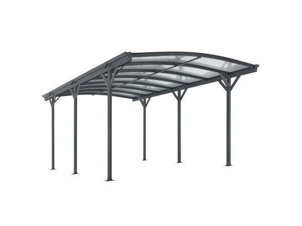 Veiling - Terrasdak / Carport - Boogdak - 5 x 3 m - Donkergr, Tuin en Terras, Bergingen en Tuinkasten