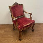 Gebruikte Sinterklaas Fauteuil S3108 Vintage/Café, Huis en Inrichting, Fauteuils, Ophalen, Nieuw