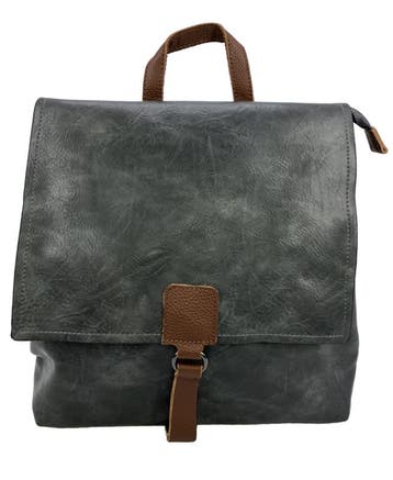 Rugzak The Square Bag van Flores Lederwaren Antraciet, Sieraden, Tassen en Uiterlijk, Verzenden, Nieuw