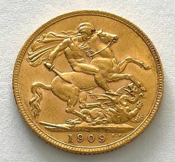 Verenigd Koninkrijk. Edward VII (AD 1901-1910). Sovereign, Postzegels en Munten