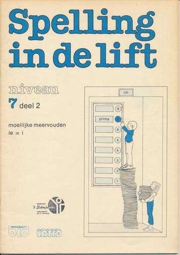 Spelling in de Lift Werkschrift niveau 7 deel 2 (per stuk), Verzenden, Nieuw