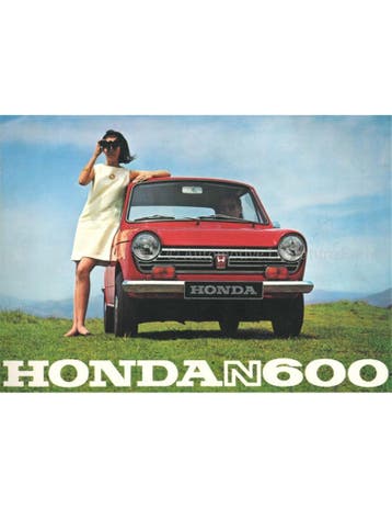 1968 HONDA N600 BROCHURE ENGELS, Nieuw, Honda, Author