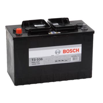 Bosch Startaccu 12 volt 110 ah T3 036 Black truckline, Ophalen of Verzenden, Nieuw