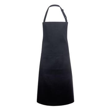 GGM Gastro | KARLOWSKY | Slabbenschort met zak Basic - Zwart, Verzenden, Nieuw, Zwart, Schort