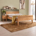 Forestales Modesto Massief Wild Eiken Ledikant met Hoog Voet, Nieuw