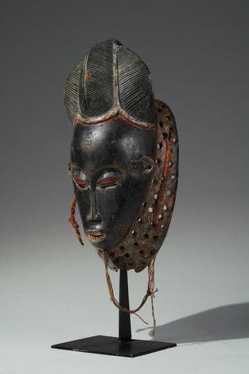 Een houten masker - Baule - Ivoorkust (Zonder minimumprijs)