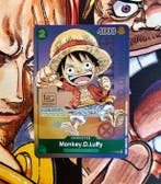 Bandai - 1 Card - One Piece - Monkey D. Luffy P-037 Promo, Hobby en Vrije tijd, Nieuw