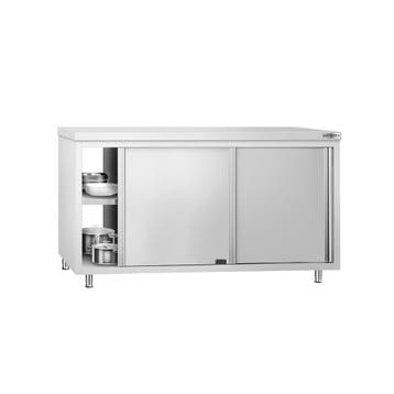 GGM Gastro | Gesloten RVS werktafel PREMIUM - 1600x600mm - |, Verzenden, Nieuw in verpakking, Meubilair