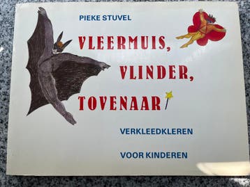 Vleermuis, vlinder, tovenaar, Gelezen, Verzenden, Pieke Stuvel, Borduren en Naaien