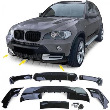 Bodykit BMW X5 E70 07-10 Glans Zwart, Ophalen of Verzenden, Nieuw
