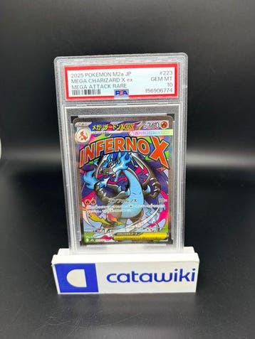 Pokémon - 1 Graded card - Mega Charizard X ex - 223/193 -, Nieuw