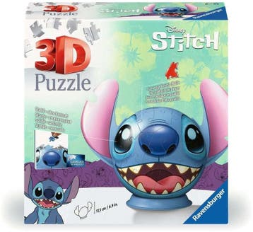 Stitch - With Ears 3D Puzzel (72 stukjes) | Ravensburger -, Verzenden, Nieuw