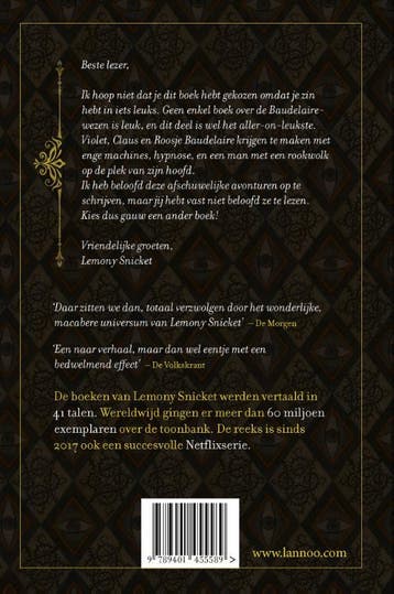 Het verderfelijke vierde boek / Lemony Snickets, Boeken, Verzenden, Gelezen, Lemony Snicket