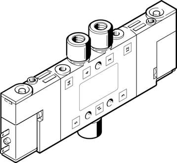 Festo 5/2 Bistabiel Lucht Magneetventiel M5 180L/Min -, Verzenden, Nieuw