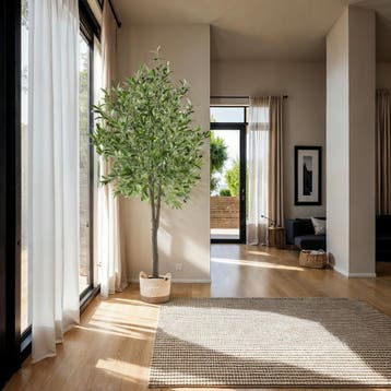 Kunst olijfboom Oleand, realistische textuur - 180 cm, Huis en Inrichting, Verzenden