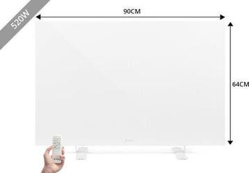 2dekans | Vlectro - Slim infraroodverwarmingspaneel met, Doe-het-zelf en Verbouw, Verwarming en Radiatoren, Ophalen of Verzenden