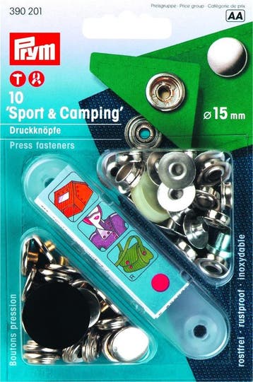 Prym Sport & Camping drukknopen zilver, Watersport en Boten, Ophalen of Verzenden, Nieuw, Onderhoud en Reparatie