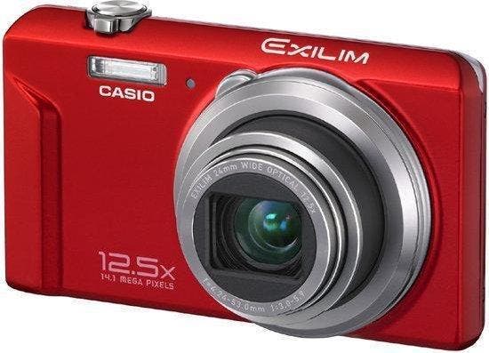 Casio Exilim EX-ZS100 Digitale Compact Camera - Rood (In doo, Audio, Tv en Foto, Fotocamera's Digitaal, Zo goed als nieuw, Verzenden