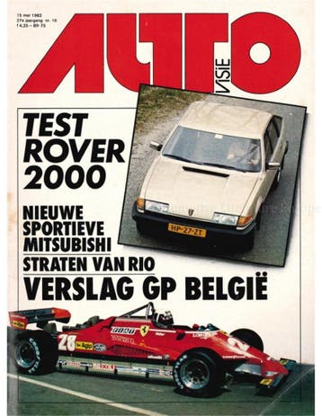 1982 AUTOVISIE MAGAZINE 10 NEDERLANDS, Nieuw, Author