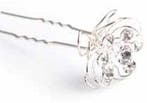 Decospeld Haarspeld Bloem Strass diamantjes Doosje 20, Ophalen of Verzenden, Nieuw