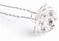 Decospeld Haarspeld Bloem Strass diamantjes Doosje 20, Ophalen of Verzenden, Nieuw