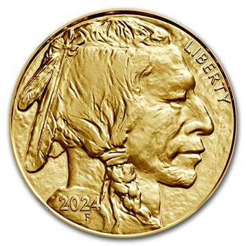 Gouden Buffalo 1 oz 2024 (USA), Verzenden, Losse munt, Goud