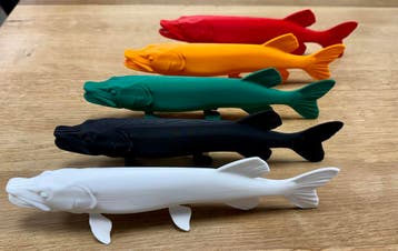 Snoek replica | replica pike, Watersport en Boten, Hengelsport | Roofvissen, Verzenden, Nieuw, Overige typen