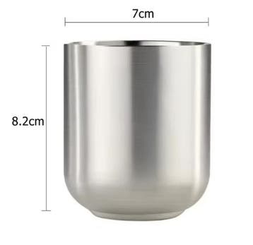 Set van 2 RVS Dubbelwandige Mokken 280 ml Isolatie, Verzenden, Nieuw
